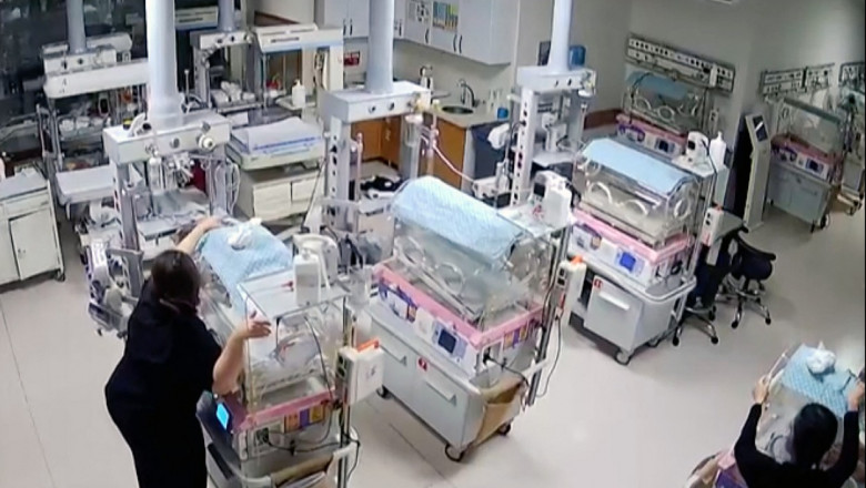 Photo of video | Un turc a fost arestat după ce a încercat să fure un bebeluș dintr-un spital, profitând de haosul creat de cutremur